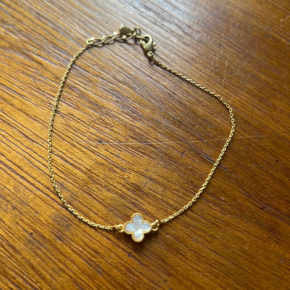 Opal Flower Bracelet